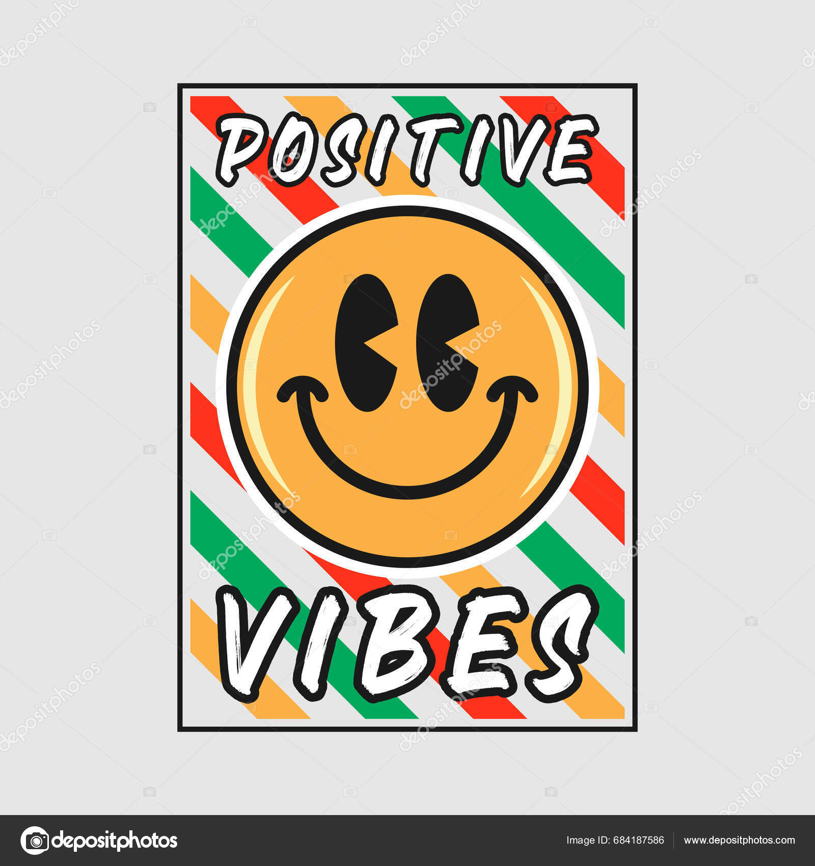 Smile Face Emoji Positive Vibes Phrase Stock Vector By wahyutjahyaarum smile-face-emoji-positive-vibes-phrase-stock-vector-by-wahyutjahyaarum