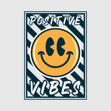 Olumlu hislerle gülen surat emojisi. 