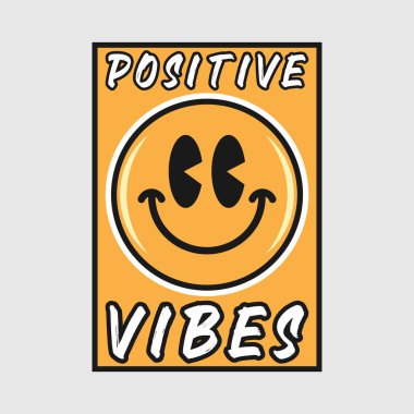 Olumlu hislerle gülen surat emojisi. 