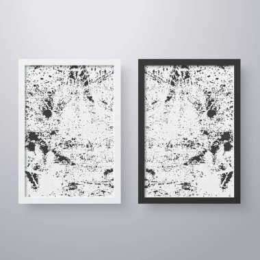 Grunge desen biçiminde basit çerçeve 