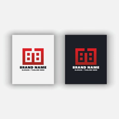 88 logo tasarım şablonu. Bu logo herhangi bir alanda faaliyet gösteren herhangi bir iş ya da endüstri için çok uygundur. EPS 10, Düzenlenebilir, Yeniden Boyutlandırılabilir, Vektör Resimleri.