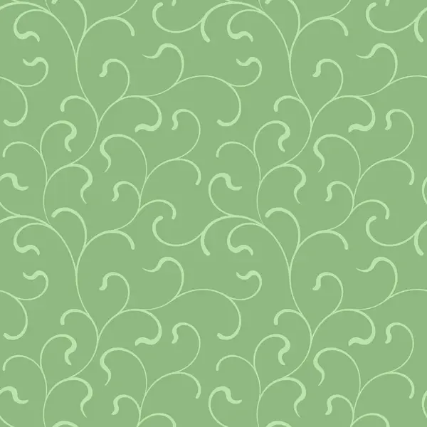 Seamless Pattern Swirls Green Background Texture Sping Print Wallpaper Home Stock Vector