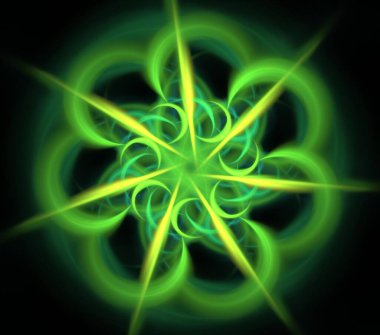 Çizimler saykodelik fraktal fraktal fraktal geometrik renkli süsleme 3D