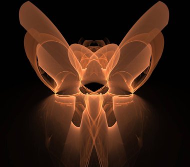 Çizimler saykodelik fraktal fraktal fraktal geometrik renkli süsleme 3D