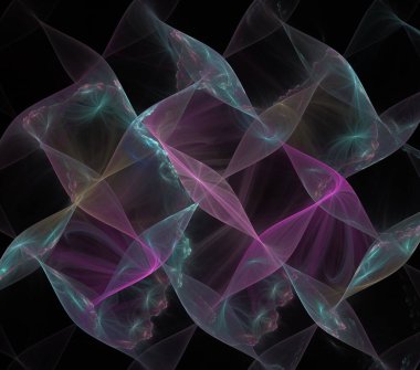 Çizimler saykodelik fraktal fraktal fraktal geometrik renkli süsleme 3D