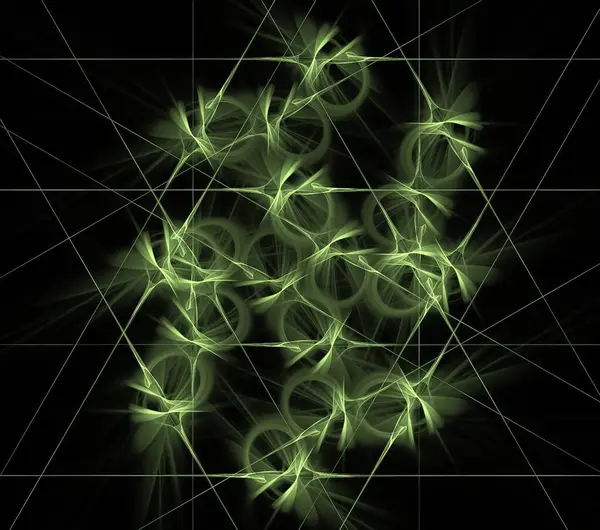 Kaleydoskop soyut sanat güzel fantezi fraktal grafik mandala 3D canlandırma