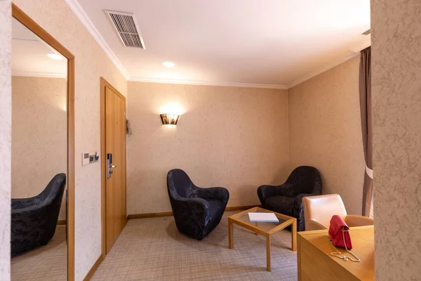 Interior Hotel Room Furniture — Stockfoto