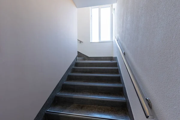 Stairs Handrail Apartment Building — Zdjęcie stockowe