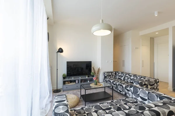 stock image Living room interior in new apartment