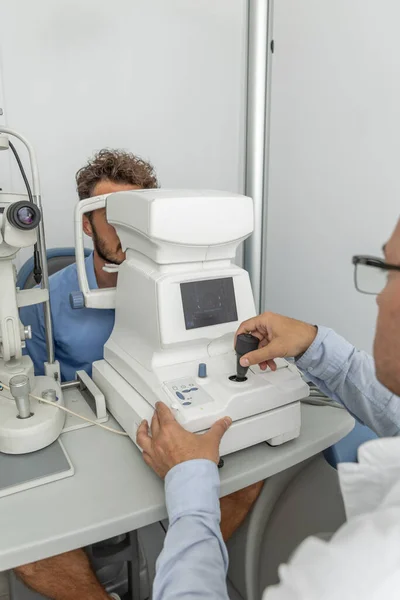 Examen Los Ojos Visión Examen Ocular Completo —  Fotos de Stock