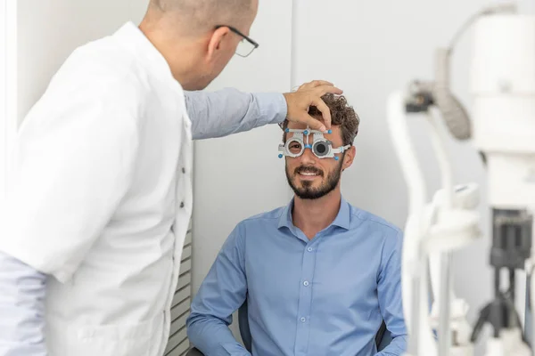 Exame Ocular Testes Visão — Fotografia de Stock