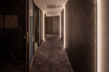 Bir lüks otel koridor iç