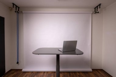 Arkaplanlı minimalist video kayıt ayarları
