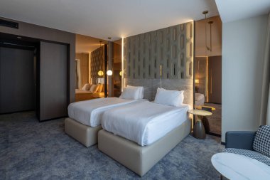 Çift Kişilik Yatak otel odası iç