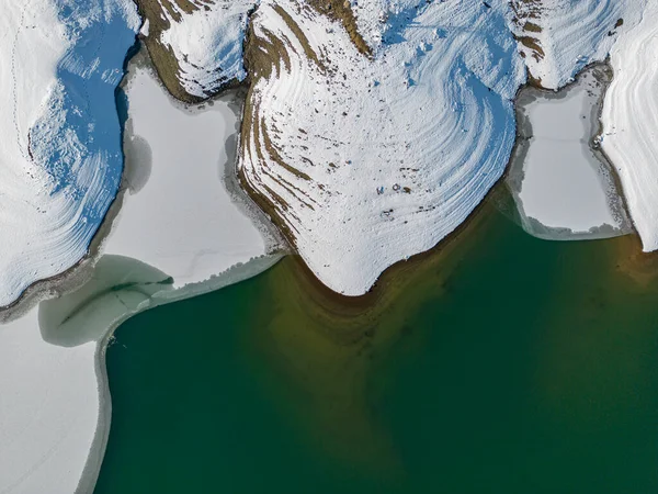 Textura Lago Natureza Incrível Grandes Vistas Para Lago — Fotografia de Stock