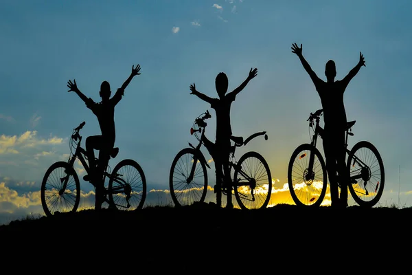 Дитячі Велосипедні Атракціони Досягнення Природі — стокове фото