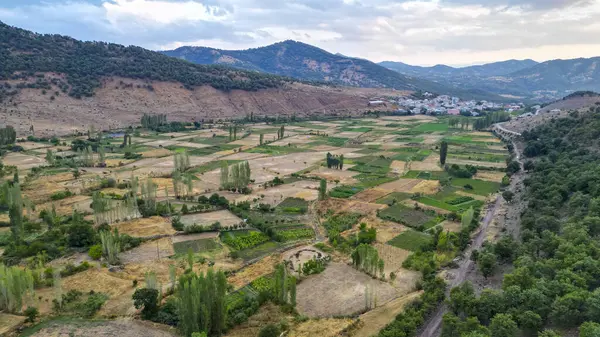 village life in rural areas, agricultural lands and agriculture in mountainous areas