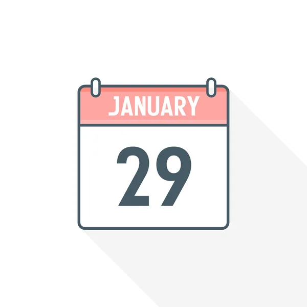 Januar Kalenderwoche Januar Kalender Datum Monat Symbol Vektor Illustrator — Stockvektor