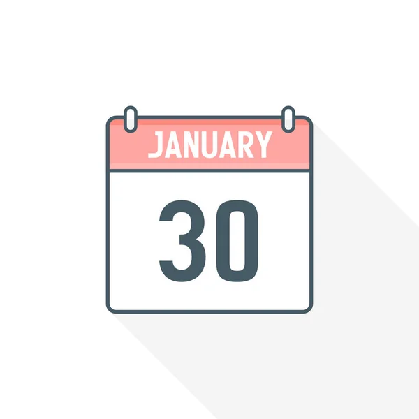 Kalendersymbol Vom Januar Januar Kalender Datum Monat Symbol Vektor Illustrator — Stockvektor