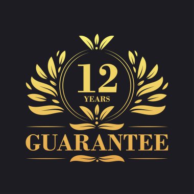 12 Yıl Garanti Logo Vektörü, 12 Yıl Garanti İmza Sembolü