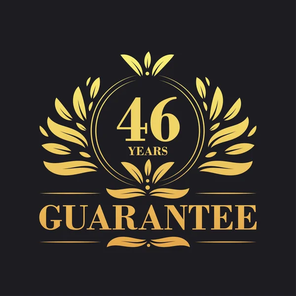Jahre Garantie Logo Vektor Jahre Garantie Zeichen Symbol — Stockvektor