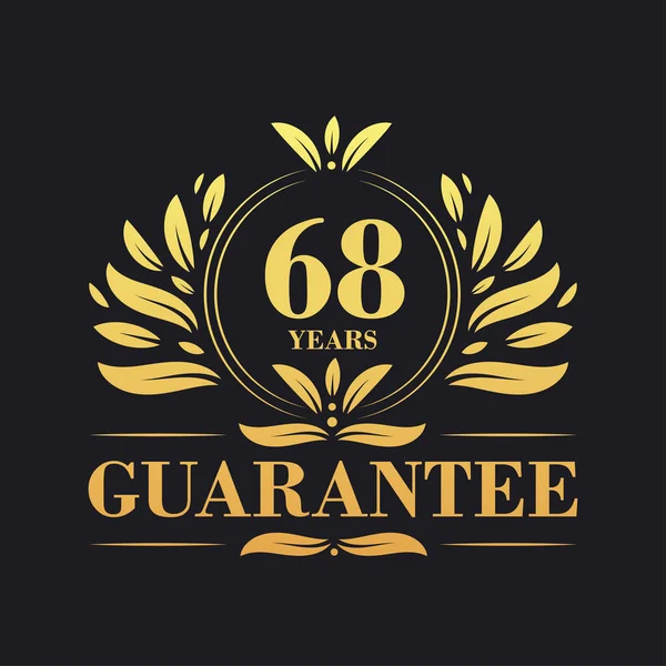 Anos Garantia Logotipo Vetor Anos Símbolo Sinal Garantia —  Vetores de Stock
