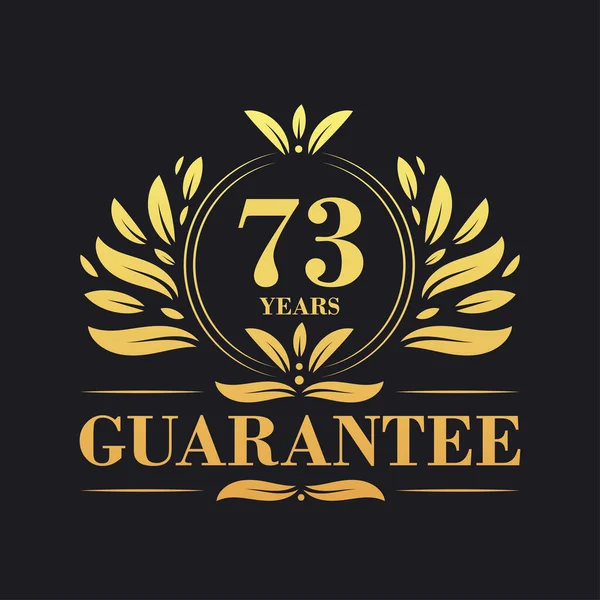 Yıl Garanti Logo Vektörü Yıl Garanti Mza Sembolü — Stok Vektör