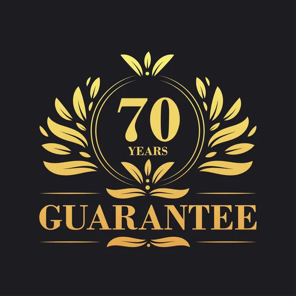 Years Guarantee Logo Vector Years Guarantee Sign Symbol — Stock Vector