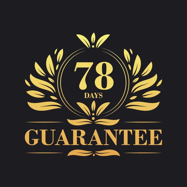 Vecteur Logo Garantie Jours Symbole Signe Garantie Jours — Image vectorielle