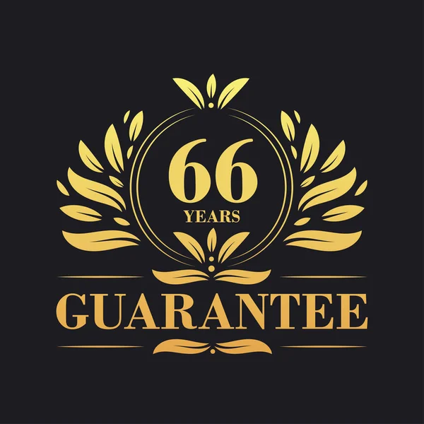 Anos Garantia Logotipo Vetor Anos Símbolo Sinal Garantia — Vetor de Stock