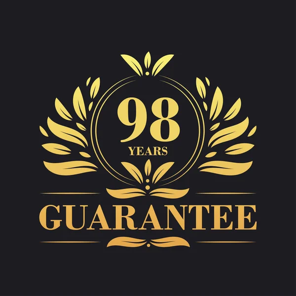 Anos Garantia Logo Vetor Anos Símbolo Sinal Garantia — Vetor de Stock