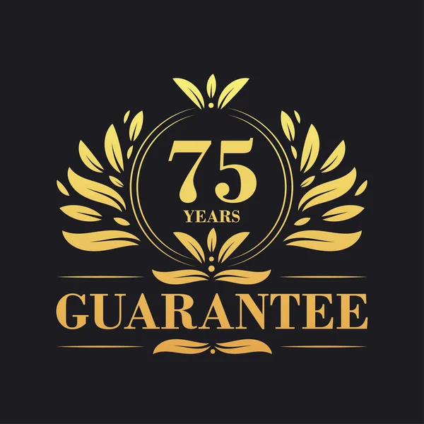Jaar Garantie Logo Vector Jaar Garantie Teken Symbool — Stockvector