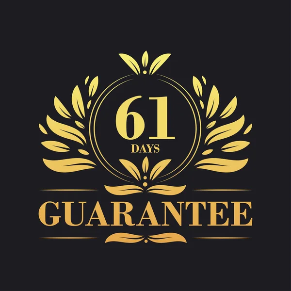 Days Guarantee Logo Vector Days Guarantee Sign Symbol — 스톡 벡터