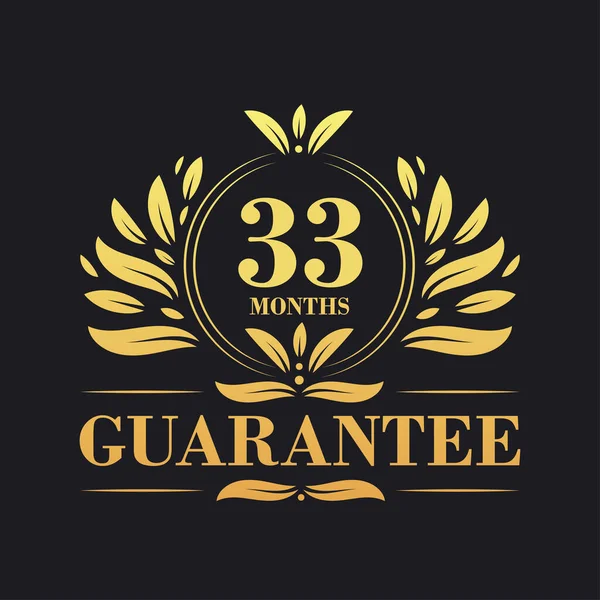 Guarantee Logo Vector Guarantee Sign Symbol — 스톡 벡터