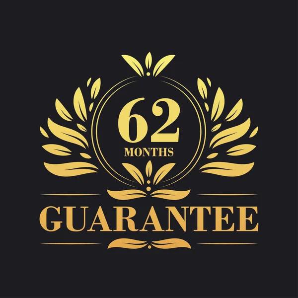 Meses Garantia Logo Vetor Meses Símbolo Sinal Garantia — Vetor de Stock