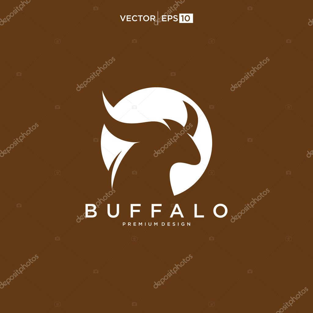 Buffalo Bull Bison logo design inspiration