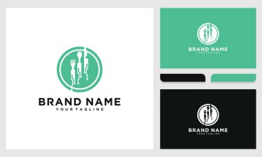 Gıda teknolojisi elektrik devresi dijital logo vektör simgesi düzenlenebilir