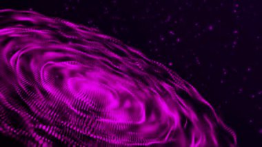 Veri akışı bilgisi. Dijital iletişim kavramı. Dijital veri akışı. Fütürist akış. 3 boyutlu görüntüleme. 4K yüksek kaliteli canlandırma.