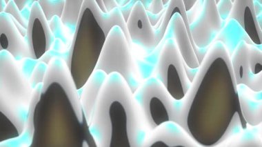 Soyut dijital arkaplan. Veri akışı bilgisi. Dijital iletişim kavramı. Büyük veri görselleştirmesi. 3 boyutlu görüntüleme. 4k animasyon.