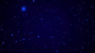 Soyut canlandırılmış arkaplan. Black Space 'in Sıcak Altın Yıldızlar Dokusunun Animasyonu. Parıldayan yıldızlı gece gökyüzü animasyon ışık efekti. Kozmik mavi mor eğimli arkaplan. 3 boyutlu görüntüleme. 4k animasyon.