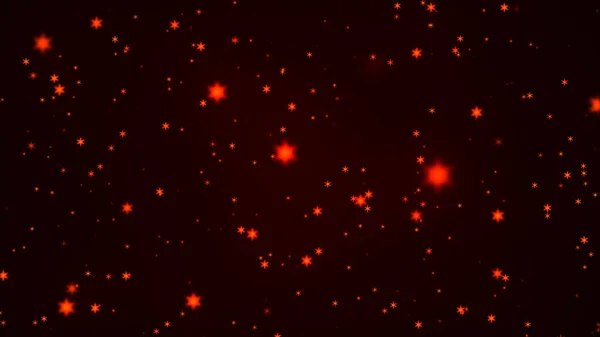 Abstract animated background. Animation of a Warm Stars Texture on dark Space. Twinkling starry night sky animation light effect. Beautiful starry night sky. 3D.