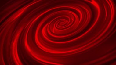 Ateşli Enerji Girdabı. Sıvı hipnotik döngülü su girdabı dönüyor. Parlak girdap. Soyut dijital girdap. Hareket. Dönen şekiller parçacıkları şekillendirir. Kristal sıvıdan oluşan büyüleyici spiral tünel. Üç boyutlu. 4K