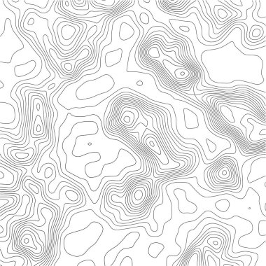 Şebeke haritası. Topografik harita arkaplanı. Soyut vektör illüstrasyonu.