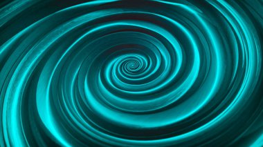 Ateşli Enerji Girdabı. Parlak girdap. Soyut dijital girdap. Dönen şekiller parçacıkları şekillendirir. Kristal sıvıdan oluşan büyüleyici spiral tünel. Üç Boyut