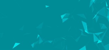 Renkli çokgen boşluk. Bağlantı noktaları ve çizgi yapısı. Dijital arka plan. Üçgen fütüristik iş duvar kâğıdı. Veri teknolojisi ve bilimsel çizim. 3D görüntüleme. Vektör İllüstrasyonu