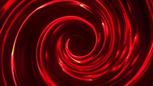 Energy Vortex Liquid Hypnotic Looped Aqua Swirl Turning Luminous Whirlpool — Stock Video