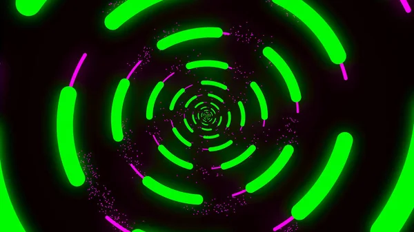 Giro Espiral Hipnótico Girando Hidromasaje Luminoso Remolino Digital Abstracto Giratorio — Foto de Stock