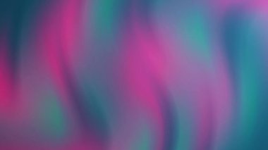 Renk neon gradyanı. Mavi ve pembe hareket eğimli arka plan. Turkuaz ve mor renklerin pürüzsüz animasyonu. Çok renkli bulanık geçiş. Canlandırılmış Arkaplan