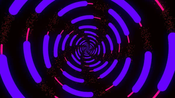 Giro Espiral Hipnótico Girando Hidromasaje Luminoso Remolino Digital Abstracto Giratorio — Foto de Stock
