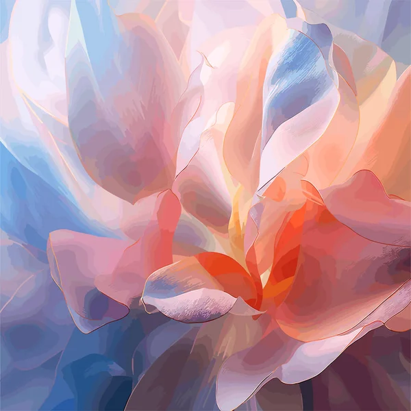 Patrón Vectorial Inconsútil Flores Abstractas Primavera Para Decoración Papel Pintado — Archivo Imágenes Vectoriales